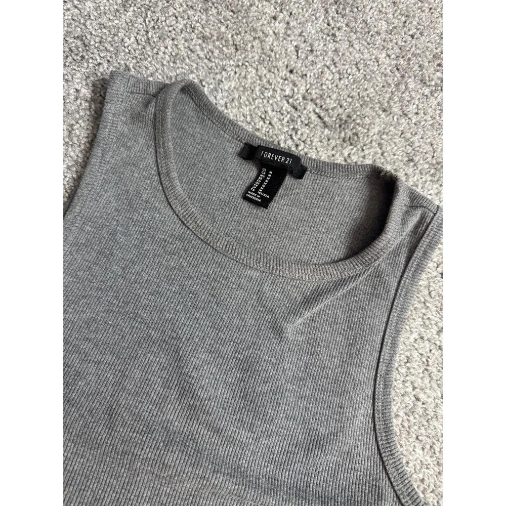 Forever 21 Ribbed Racerback Tank Top - Picture 2 of 4